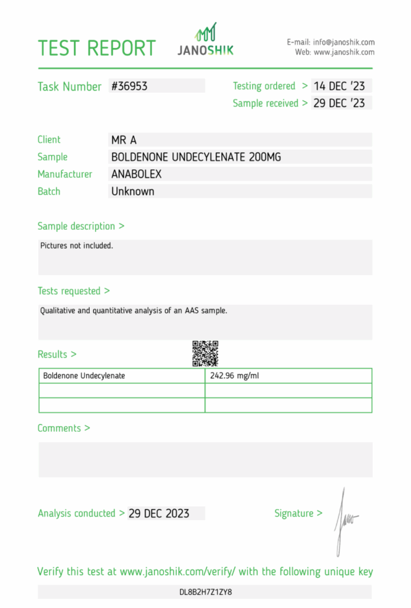 ANABOLIX - BOLDENONE 200 (EQUIPOISE) - Image 2