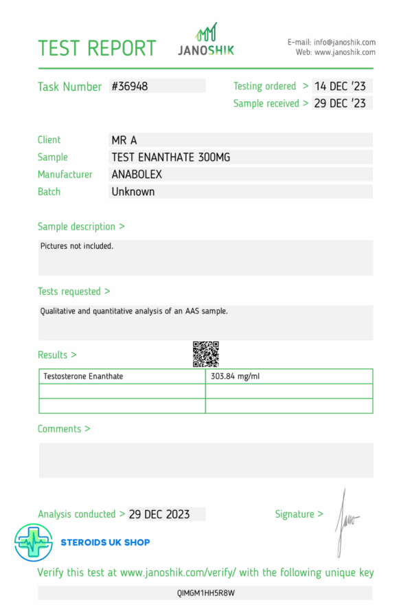 testosterone enanthate anabolix