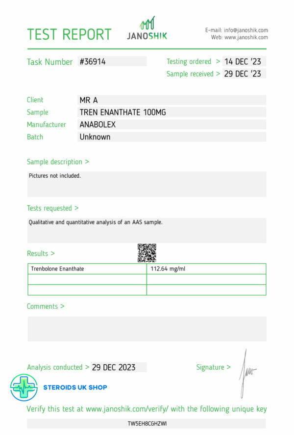 ANABOLIX - TRENBOLONE ENANTHATE 100 - Image 2